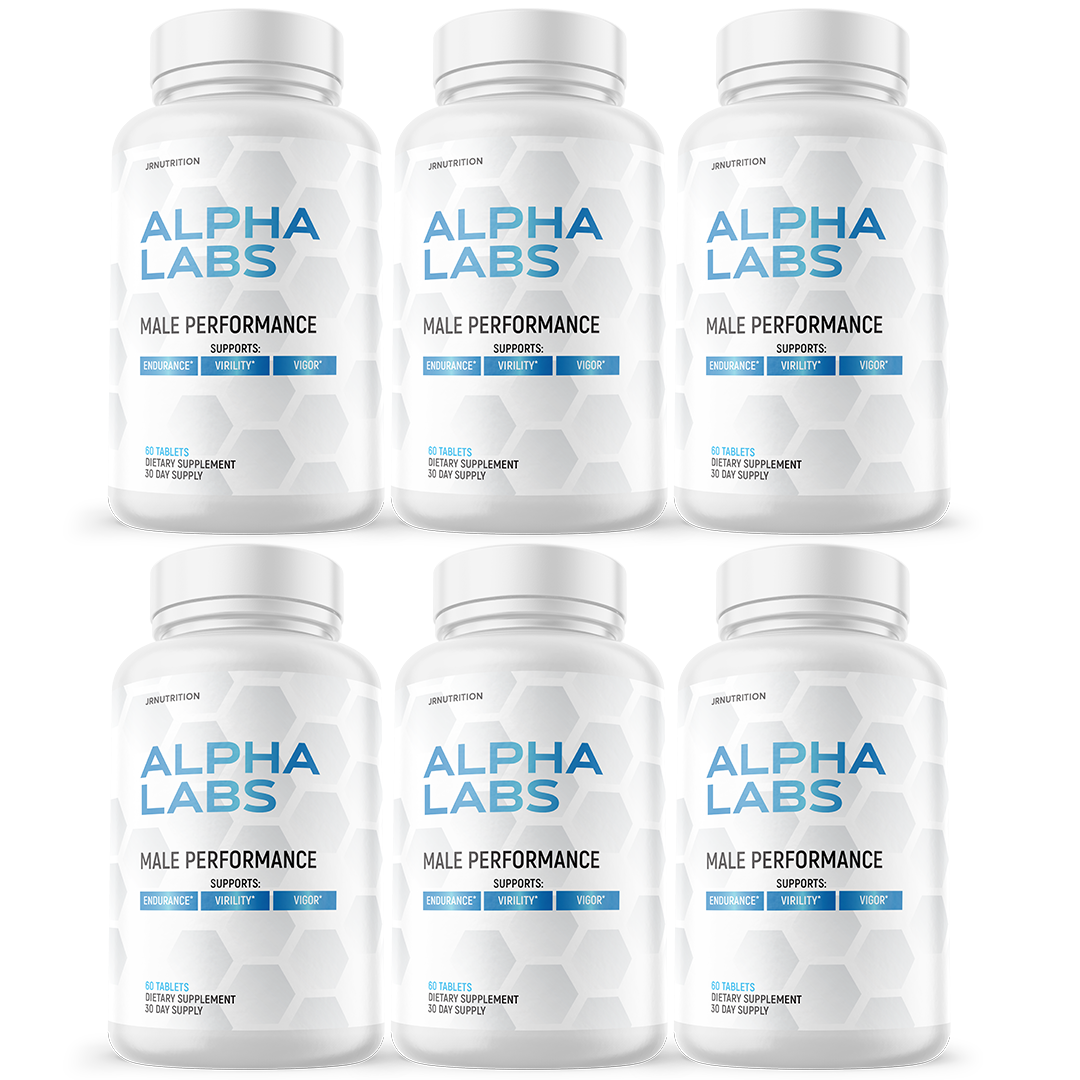 Alpha Labs - Male Enhancement Dietary Supplement 60 Tablets (6 Pack)